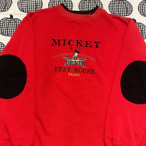 Vintage 90’s Disney Mickey & Co. Red Crewneck Sweatshirt - Picture 2 of 6